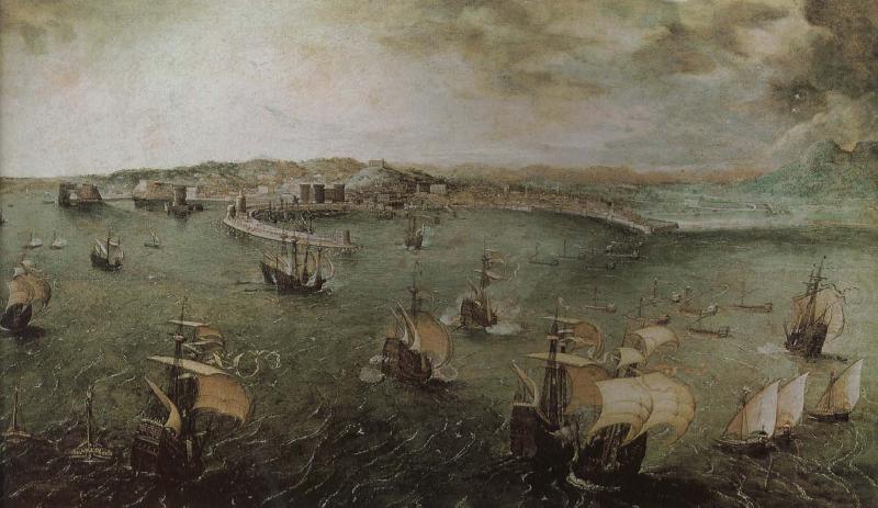 Naples scenery, Pieter Bruegel